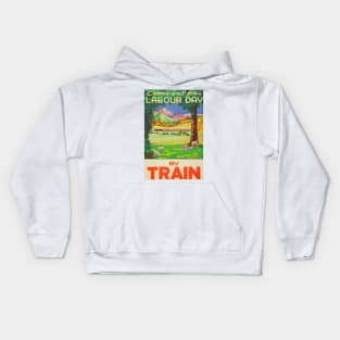 Vintage Travel - Labour Day Kids Hoodie